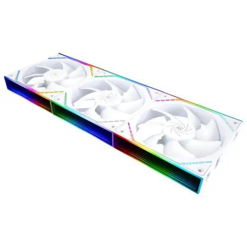 Thermalright Комплект вентилатори Fan Pack 3-in-1 3x120mm - TL-M12QW x 3 - White Infinity Mirror Daisy-Chain