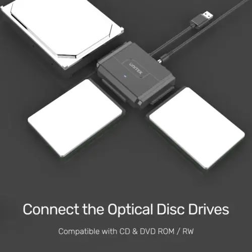 Unitek Кабел USB to IDE+SATA – SmartLink Trinity – Y-3324