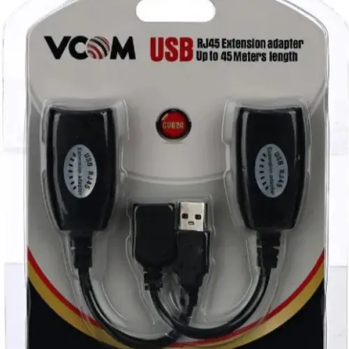 VCom удължител USB Extension over LAN – USB AM / AF – CU824
