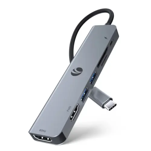 VCom докинг станция Docking Station Type-C 7-in-1 – CUE39 – PD3.0 100W