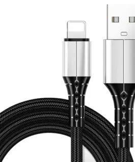 VCom кабел Cable iPhone Lighting/USB data 2A 1m - CU287L