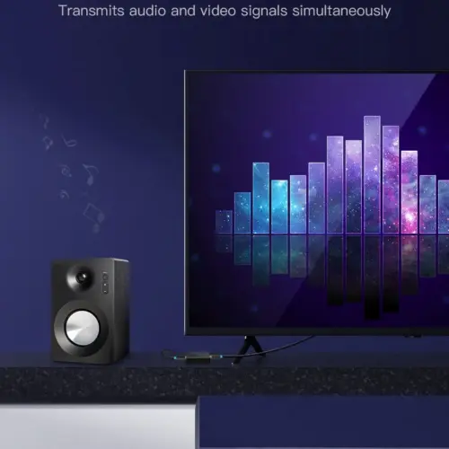 Vention Кабел HDMI v2.0 M / M 4K/60Hz Gold – 1.5M Black – AACBG