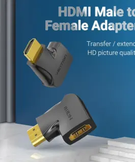 Vention Адаптер Adapter HDMI Vertical Flat 270 Degree M/F – AIQB0