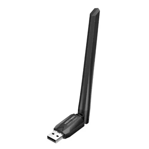 Vention безжичен адаптер WiFi USB adapter Dual Band 650Mbps Black - KDTB0