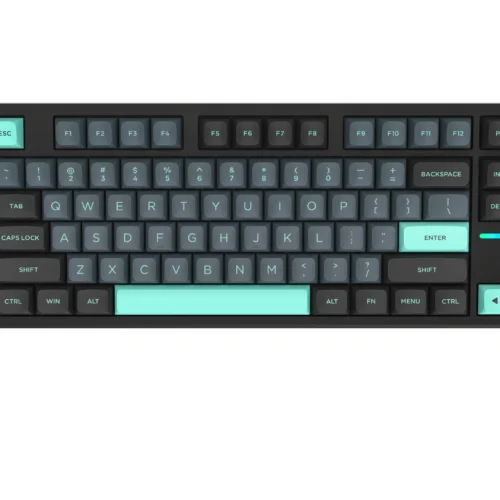 VGN безжична геймърска механична клавиатура Wireless Gaming Mechanical Keyboard - V87 Caribbean Blue - Power Silver Switches