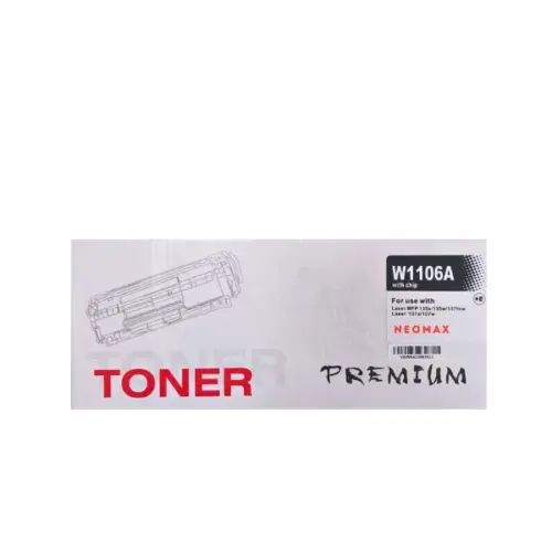 КАСЕТА ЗА HP Laser MFP 135/137/107 -  /106A/ - W1106A - WITH CHIP / С ЧИП - Black - PN HT-W1106A -