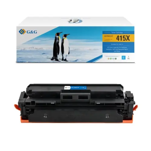 КАСЕТА ЗА HP Color Laserjet PRO M454dn/M454dw/MFP M479dw/M479fdn/M479fdw - /415X/ - Cyan - W2031X - PN HT-W2031X -