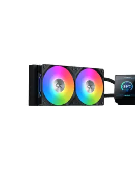 Alternative view of Xigmatek водно охлаждане Water Cooling Connect 240 - LED Display, A-RGB