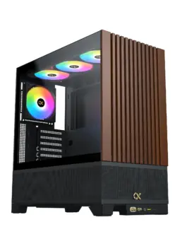 Xigmatek кутия Case EATX - Endorphin WD Addressable RGB Wood
