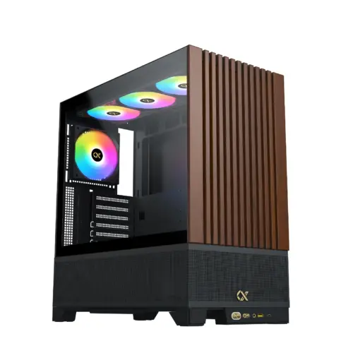 Xigmatek кутия Case EATX - Endorphin WD Addressable RGB Wood
