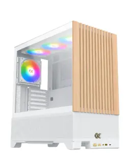 Xigmatek кутия Case EATX - Endorphin WD Arctic Addressable RGB Wood