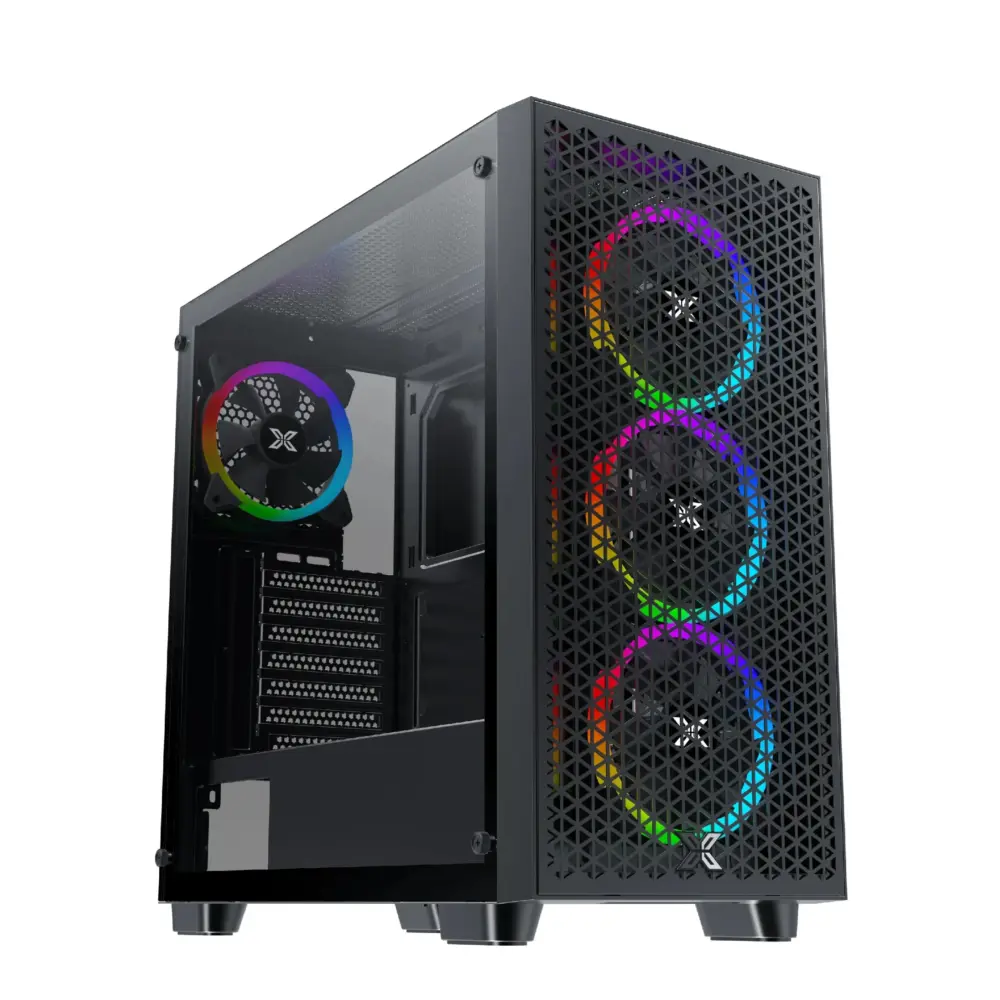 Xigmatek кутия Case EATX - Gaming G Pro - Mesh 4 ARGB fans