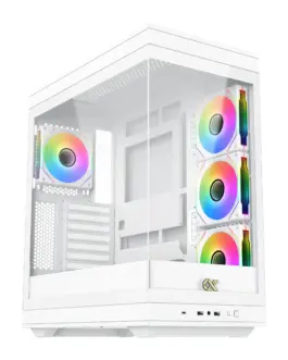 Xigmatek кутия Case EATX - Meta Arctic - 4 x 120 mm ARGB fans