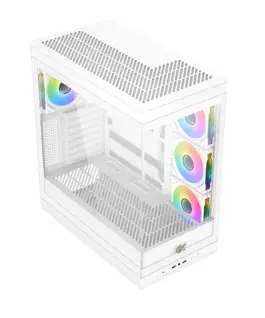 Alternative view of Xigmatek кутия Case EATX - Meta Arctic - 4 x 120 mm ARGB fans