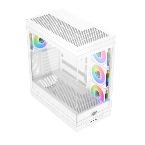 Alternative view of Xigmatek кутия Case EATX - Meta Arctic - 4 x 120 mm ARGB fans