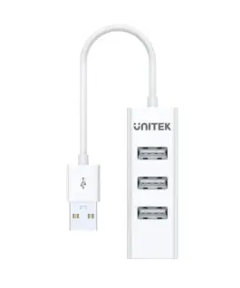 Unitek хъб USB 2.0 HUB 4 port White – Y-2146