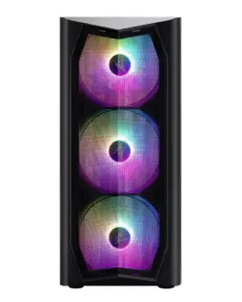 Alternative view of Zalman кутия за компютър Case ATX - N4 - RGB, Tempered Glass