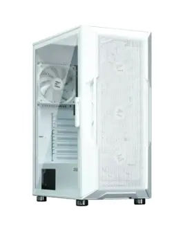 Alternative view of Zalman кутия Case ATX - i3 NEO ARGB White - Mesh, aRGB, Tempered Glass
