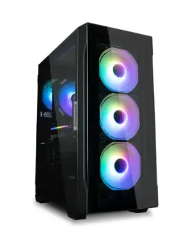 Alternative view of Zalman кутия Case ATX - I3 NEO TG Black - aRGB, Tempered Glass