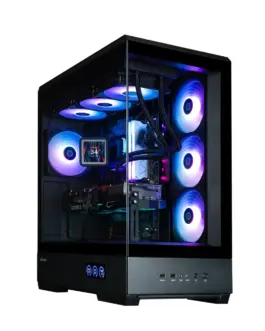 Zalman кутия Case ATX - P50 DS Black - Digital Display Addressable RGB