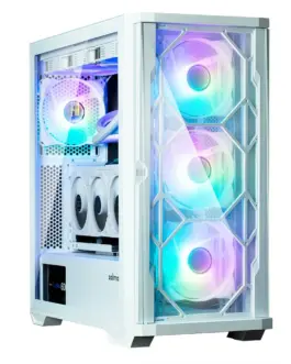 Zalman кутия Case EATX - Z10 DUO White - Mesh/Tempered Glass