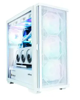 Alternative view of Zalman кутия Case EATX - Z10 DUO White - Mesh/Tempered Glass