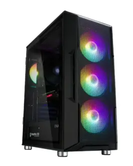 Alternative view of Zalman кутия Case ATX - I3 NEO Black - RGB, Mesh