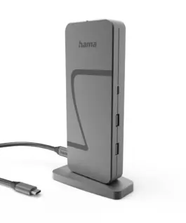 Alternative view of HAMA Докинг станция "Connect2Office Speed", USB4, USB-C, PD, 40 Gbit/s, 10 порта