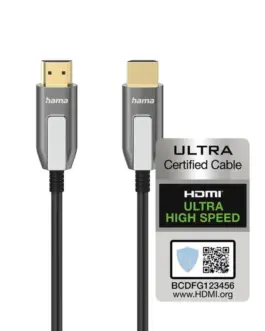 Alternative view of Оптичен активен кабел HAMA Ultra High Speed HDMI - HDMI, 8K, 10.0 м, сертифициран