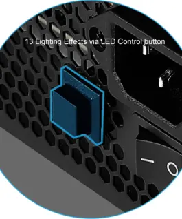 Alternative view of AeroCool захранване PSU LUX RGB 550W -  Bronze, RGB Addressable - ACPB-LX55AEC.11