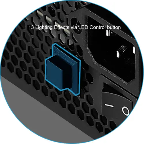 Alternative view of AeroCool захранване PSU LUX RGB 550W -  Bronze, RGB Addressable - ACPB-LX55AEC.11