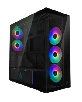 Кутия за компютър за компютър Arctic Xtender VG Mirror - Black Mid-Tower