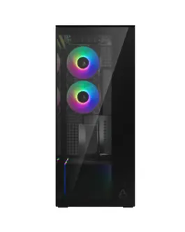 Alternative view of Кутия за компютър за компютър Arctic Xtender VG Mirror - Black Mid-Tower