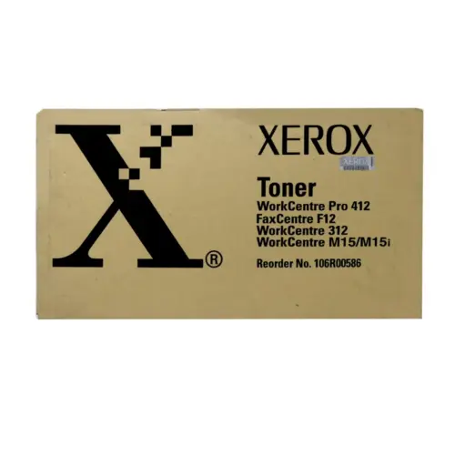 TОНЕР КАСЕТА ЗА XEROX WorkCentre 412/312/M15/M15i/FCF12 - Black - PN 106R00586