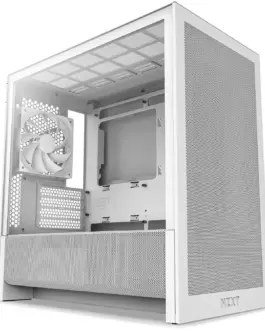 Кутия за компютър NZXT H3 Flow 2025 All White Micro-ATX Tower