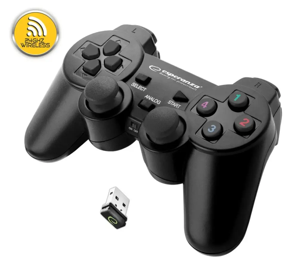 Esperanza GAMEPAD WIRELESS 2.4GH PS3/PC GLADITOR