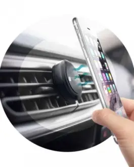 Alternative view of Techly магнитна стойка за кола on the phone, grille, черен