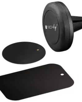 Techly магнитна стойка за кола on the phone, grille, черен