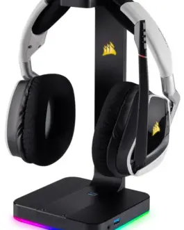 Alternative view of Corsair ST100 RGB 7.1 Premium Headset Stand Surround Sound