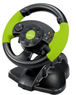 Esperanza STEERING WHEEL EG104 PC/PS3 X-BOX 360 VIBRATION FOR