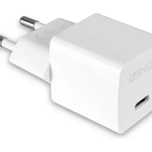 Захранващ адаптер LINDY – USB-C 20W – White – PN