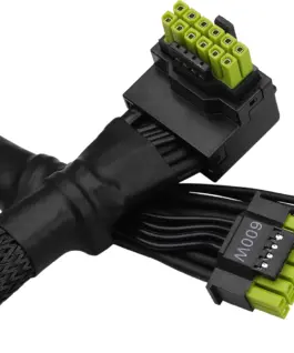 Alternative view of Кабел ASRock 90° 12V-2x6 600W ATX 3.1 and PCIe 5.1