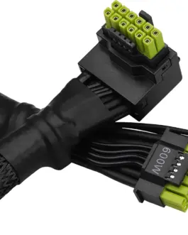 Alternative view of Кабел ASRock 90° 12V-2x6 600W ATX 3.1 and PCIe 5.1