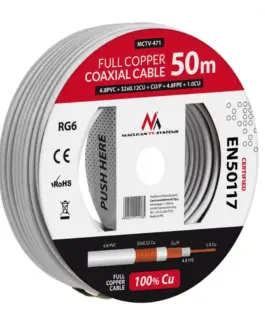 Maclean Antenna Coaxial кабел RG6 50m MCTV-471