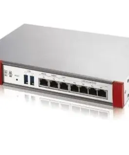 Zyxel USGFLEX200-EU0102F USG Flex Firewall 10/100/1000 2xWAN 4xLAN/DMZ 1xSFP 2xUSB 1 Yr UTM bundle