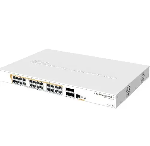 Alternative view of 24 портов гигабит Ethernet комутатор MikroTik CRS328-24P-4S+RM