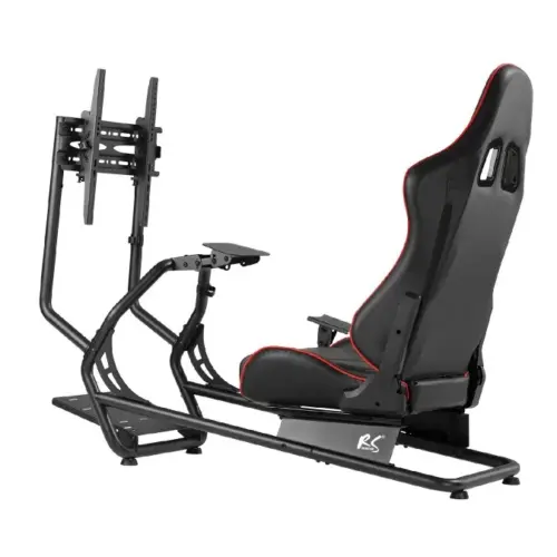 Alternative view of Audiocore Stand with seat for racing steering wheel