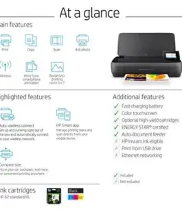 HP Inc. HP Officejet 252 AiO Printer CZ992A