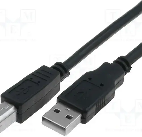 VCom Кабел USB 2.0 AM / BM Black - CU201-B-3m