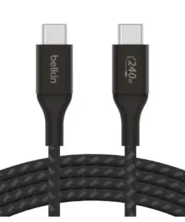 Alternative view of Belkin BoostCharge USB-C/USB-C 240W 1m черен